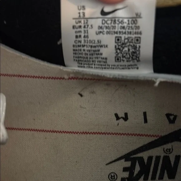 Nike Air Max III PRM. Archetype Bright Crimson. Size 13 - Picture 7 of 9